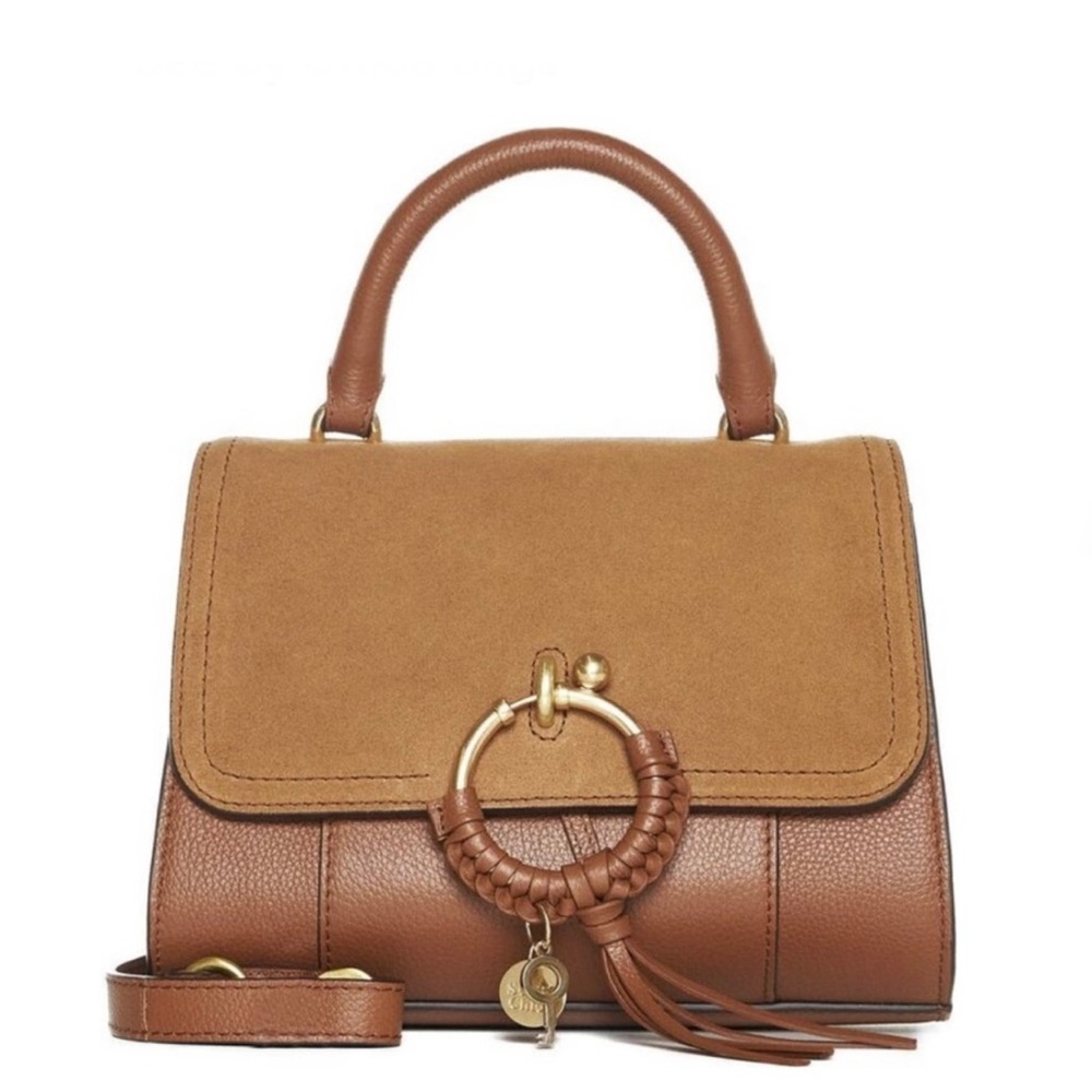 See By Chloe Joan Ladylike suede leather shoulder bag